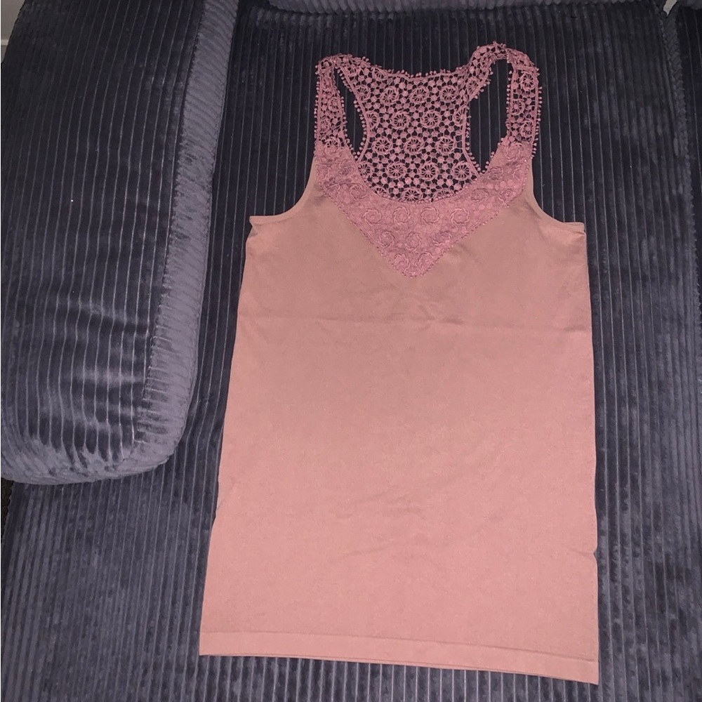 New Mix Lace Tank Top
